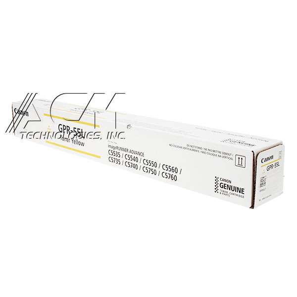 OEM Canon GPR-66 (5756C003) Toner Cartridge, Yellow, 25.5K Yield main image 0