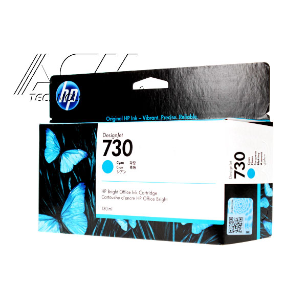 P2V62A (730) - Cartouche jet d'encre HP originale cyan (130 ml.)